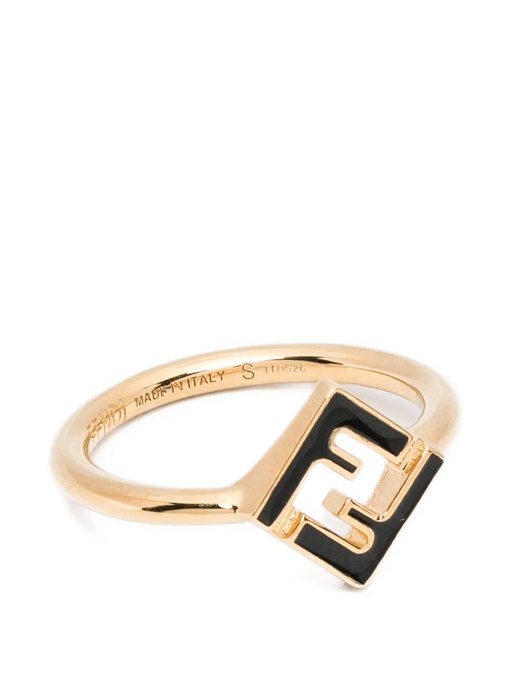 FENDI Anello Forever con logo FF - Oro