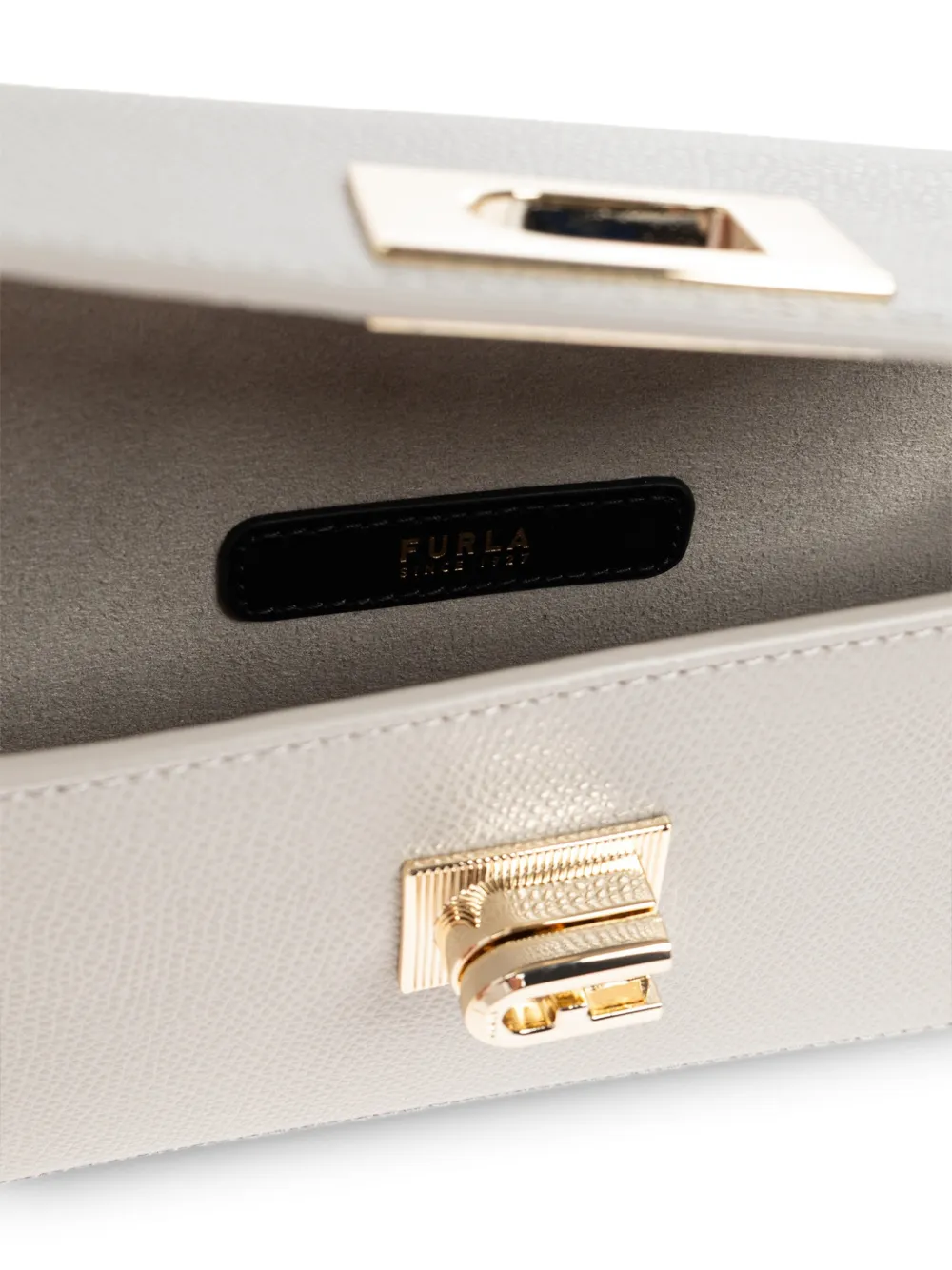 Furla 1927 leren shopper Grijs