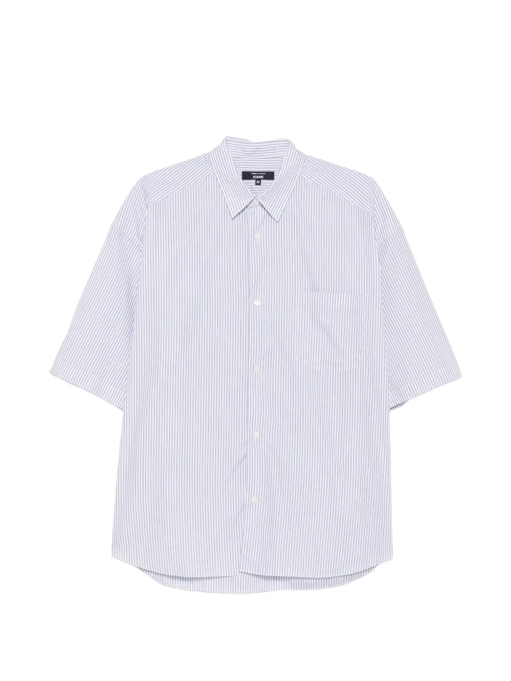 Comme des Garçons Homme striped short-sleeve shirt - Bianco