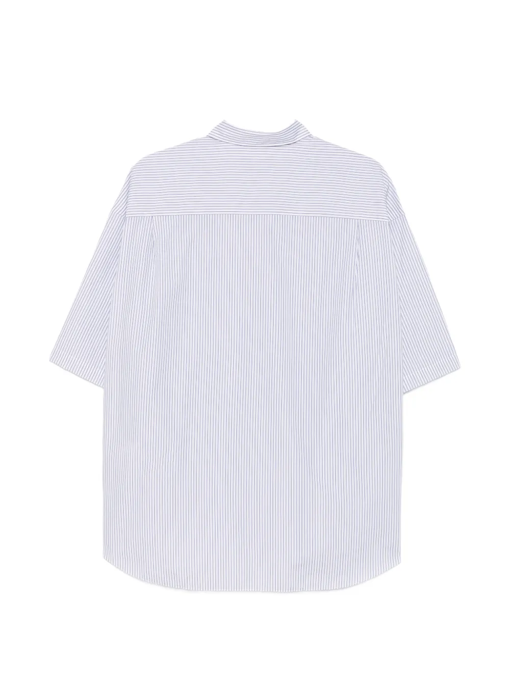Comme des Garçons Homme Gestreepte overhemd Wit