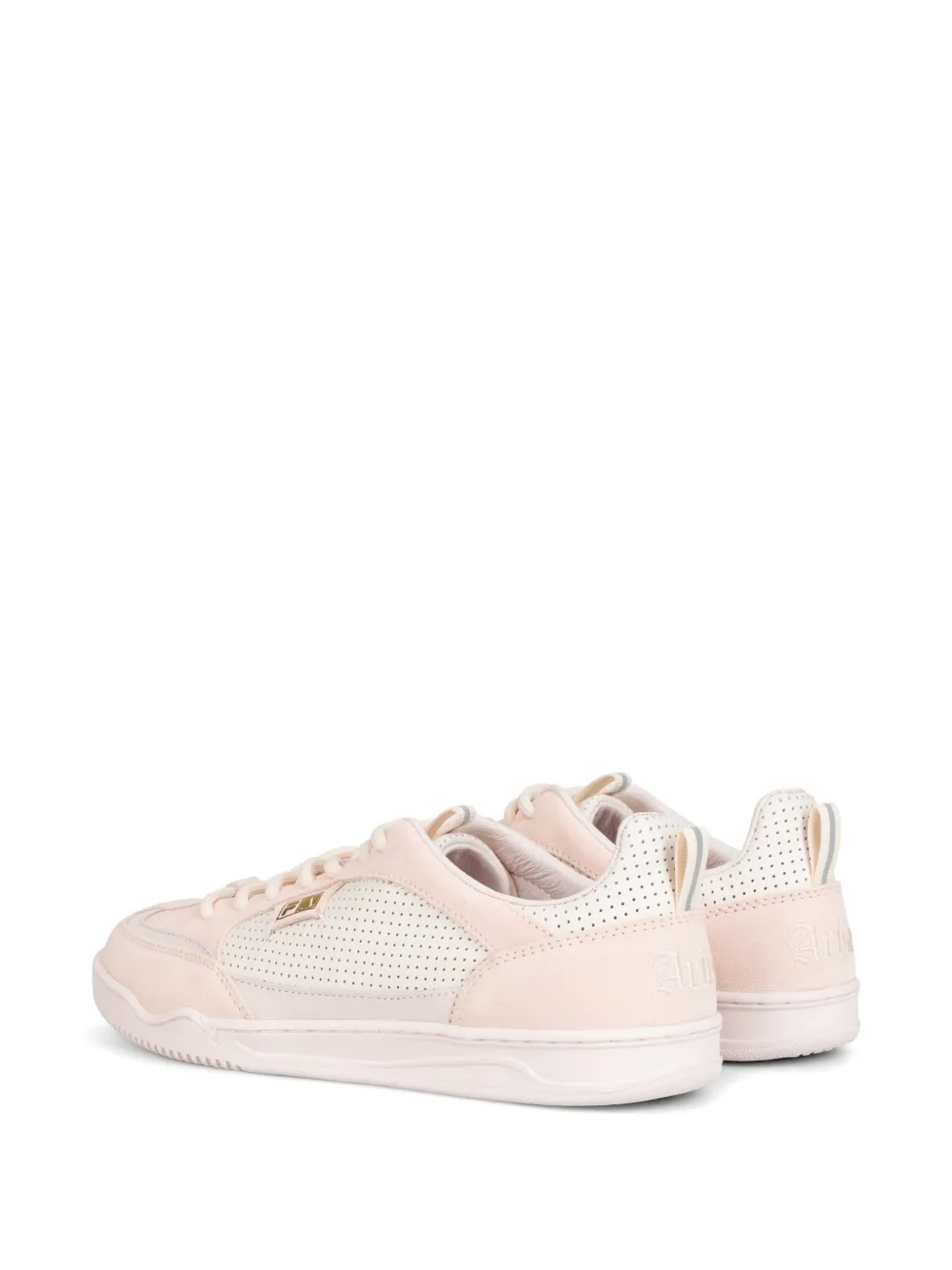 Fila x Aries Slantshot leren sneakers Roze