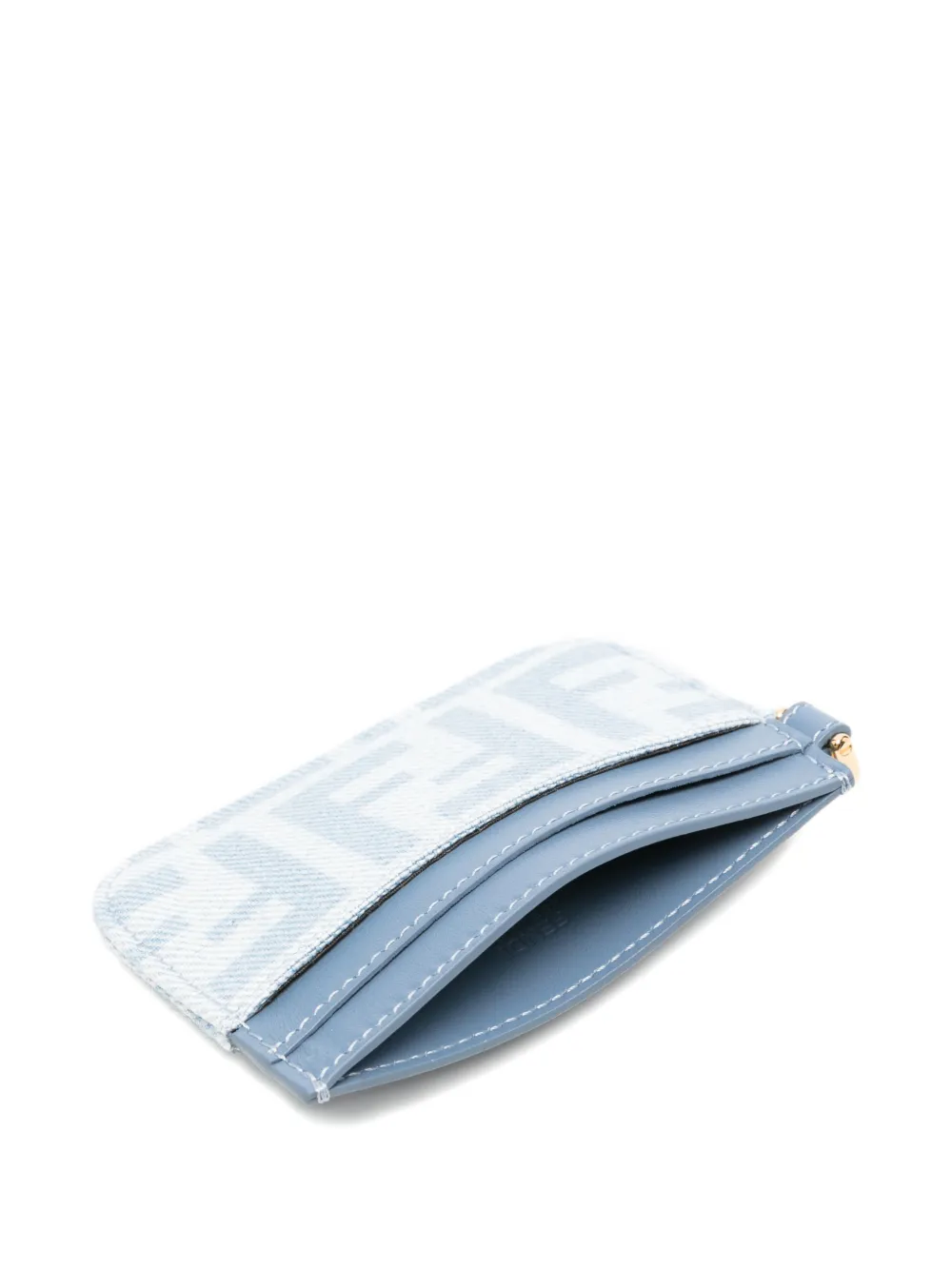 FENDI Pasjeshouder met FF-patroon Blauw