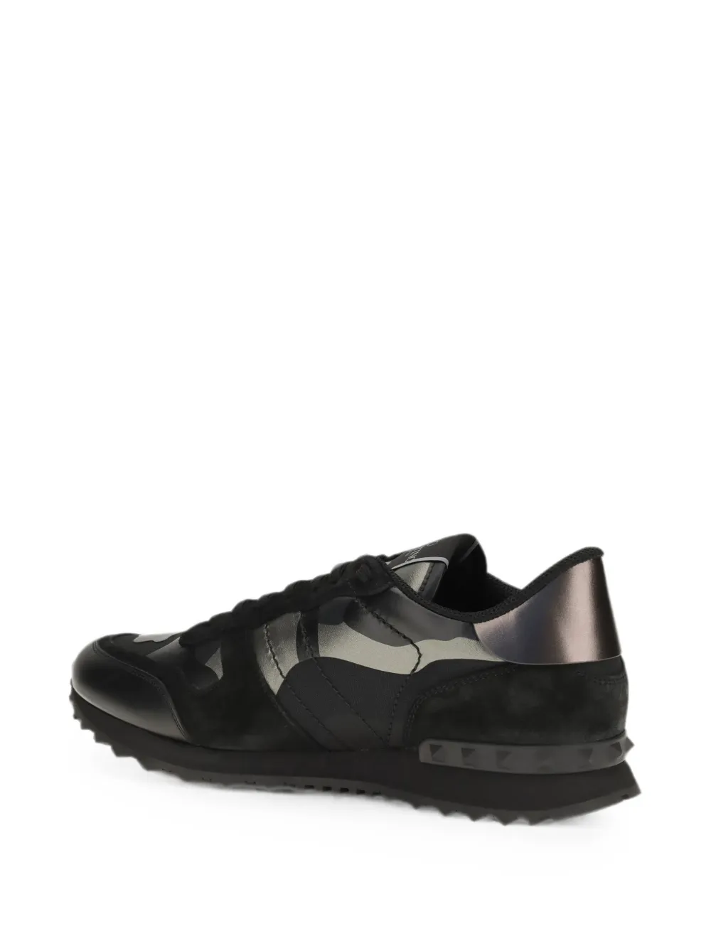 Valentino Garavani Rockrunner camouflage-print sneakers Zwart