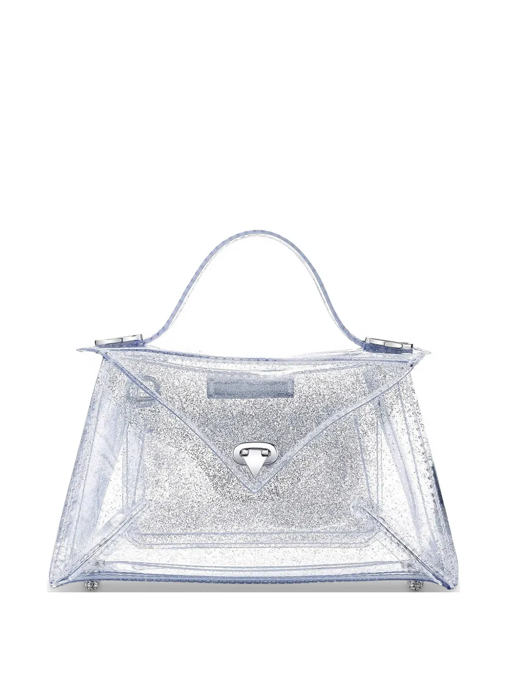 Tyler Ellis small LJ Jelly glitter-effect tote bag - Weiß