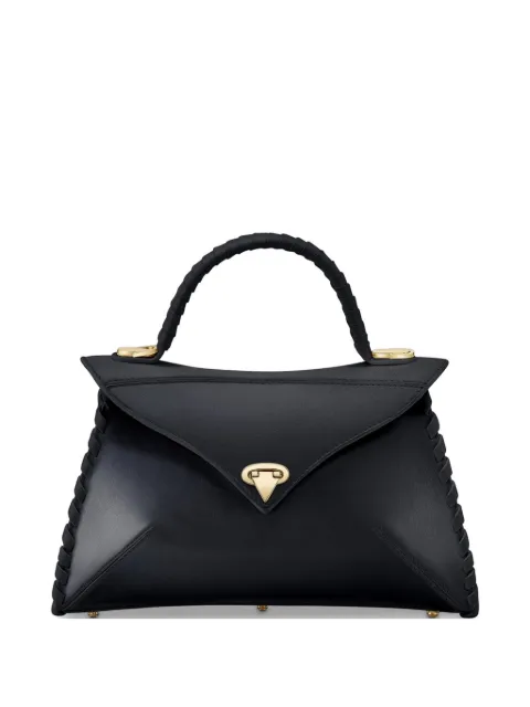 Tyler Ellis medium LJ whipstitch-leather tote bag