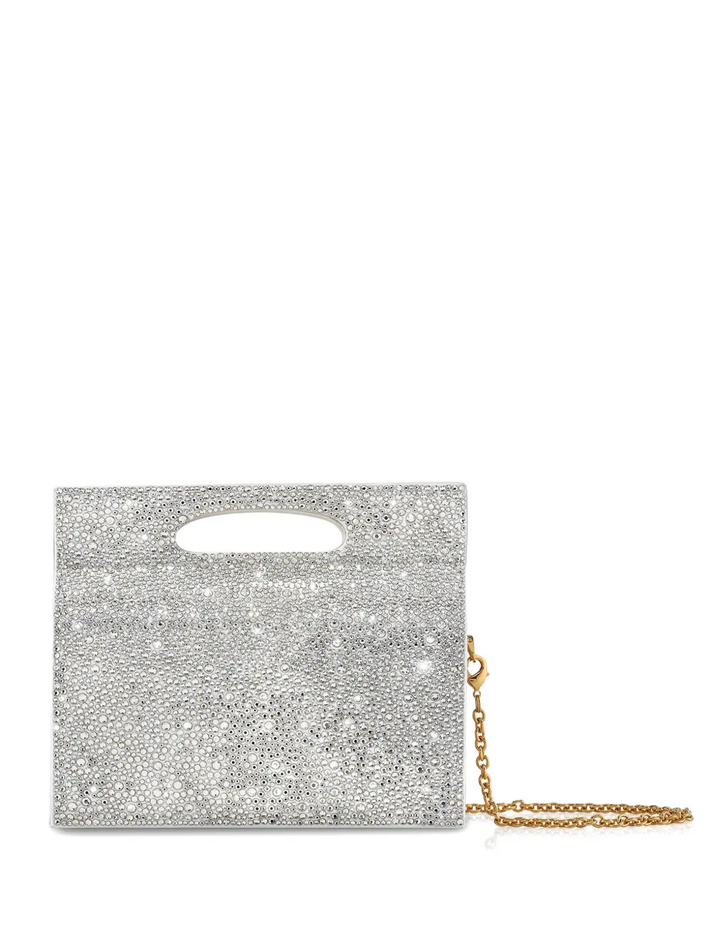 Tyler Ellis mini Stella crystal-embellished tote bag - Argento