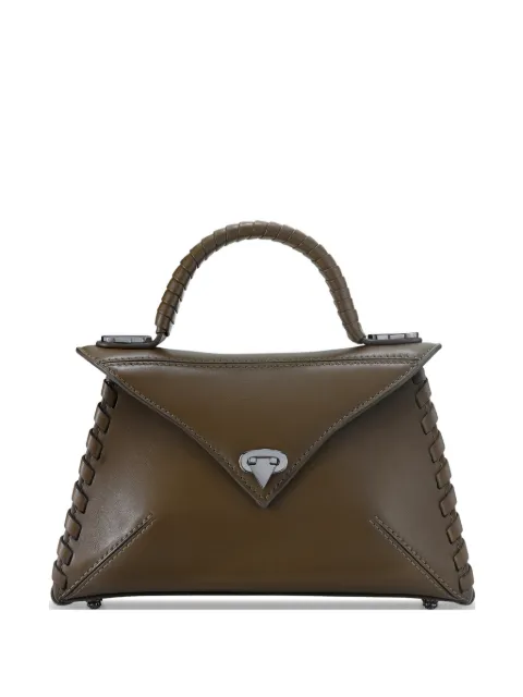 Tyler Ellis small LJ whipstitch-leather tote bag