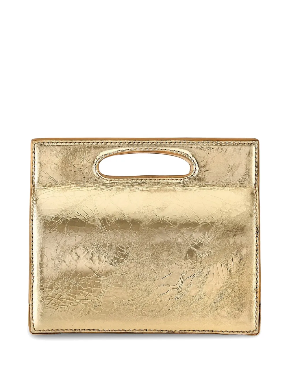 Tyler Ellis Stella grote leren shopper Goud