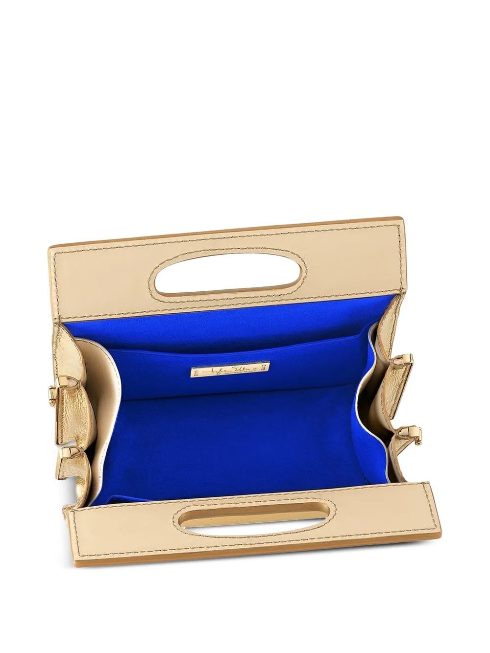 Tyler Ellis Stella grote leren shopper Goud
