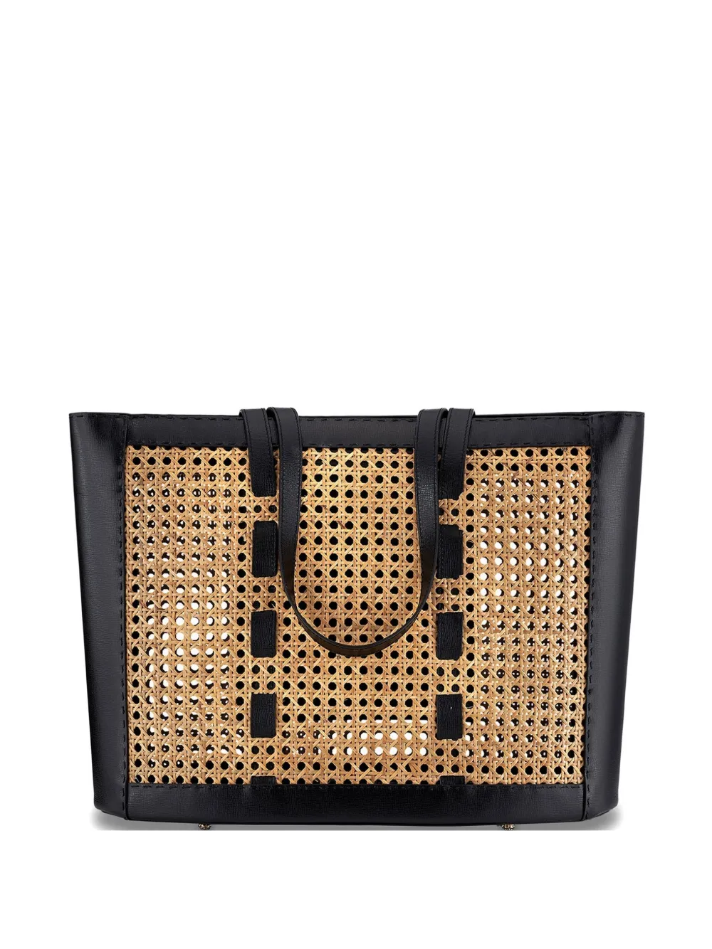 Tyler Ellis jumbo Bristol wicker-leather tote bag · OS