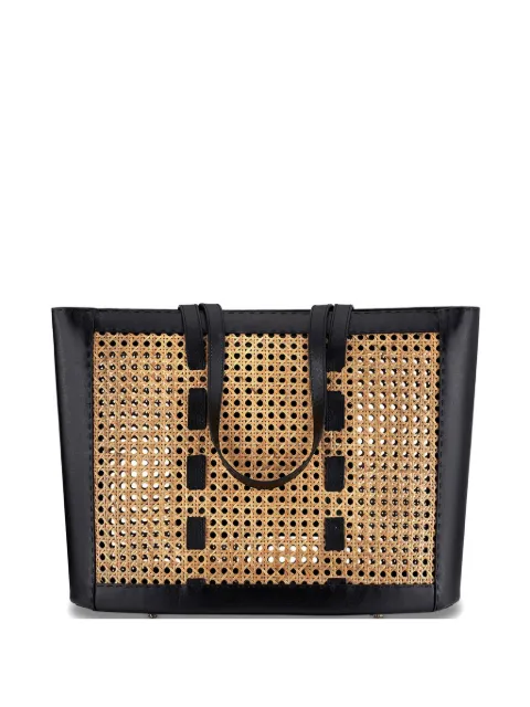 Tyler Ellis jumbo Bristol wicker-leather tote bag