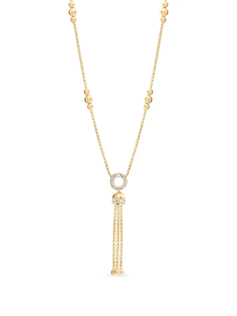 Officina Bernardi Empire Halskette mit Diamantanhänger - Gold