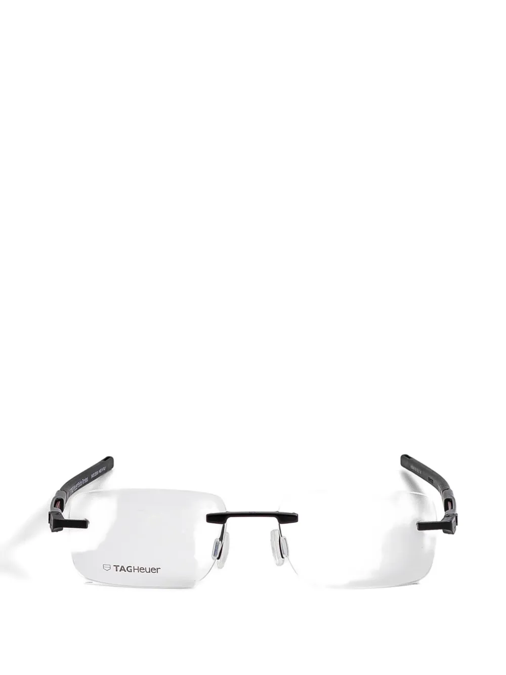 Tag Heuer Bolide Rimless Rectangle-frame Glasses In Gray
