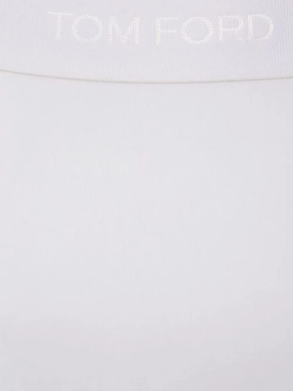 TOM FORD Slip met logoband Wit