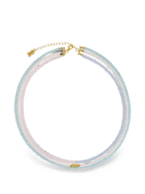 Ottoman Hands Layered beaded necklace