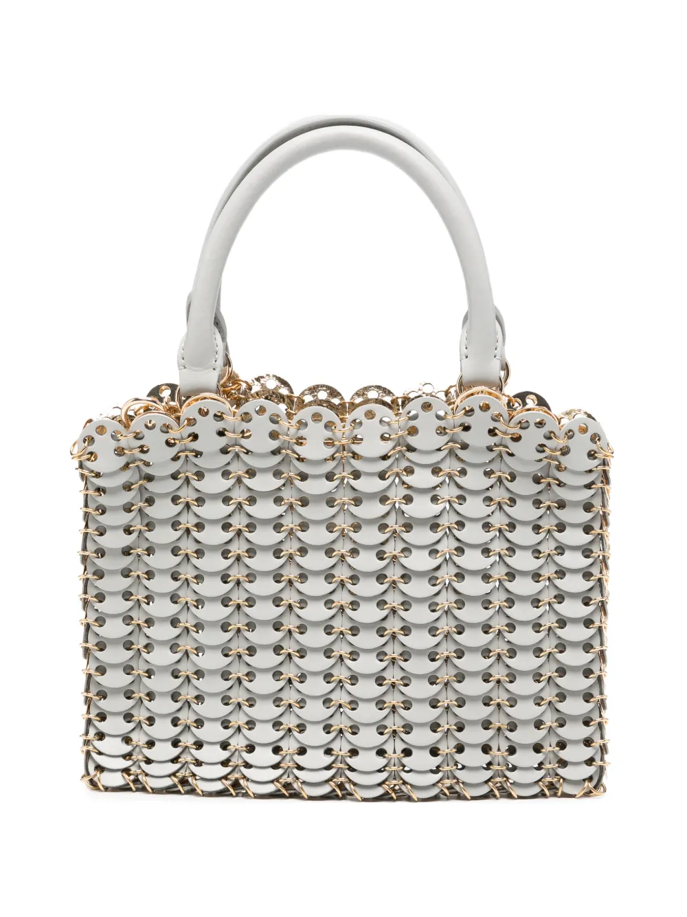 Rabanne 1969 disc-embellished tote bag - Toni neutri