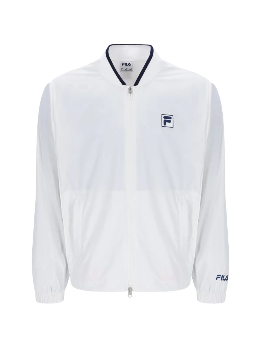 Fila logo-patch zip-up jacket | blanc | Image 1