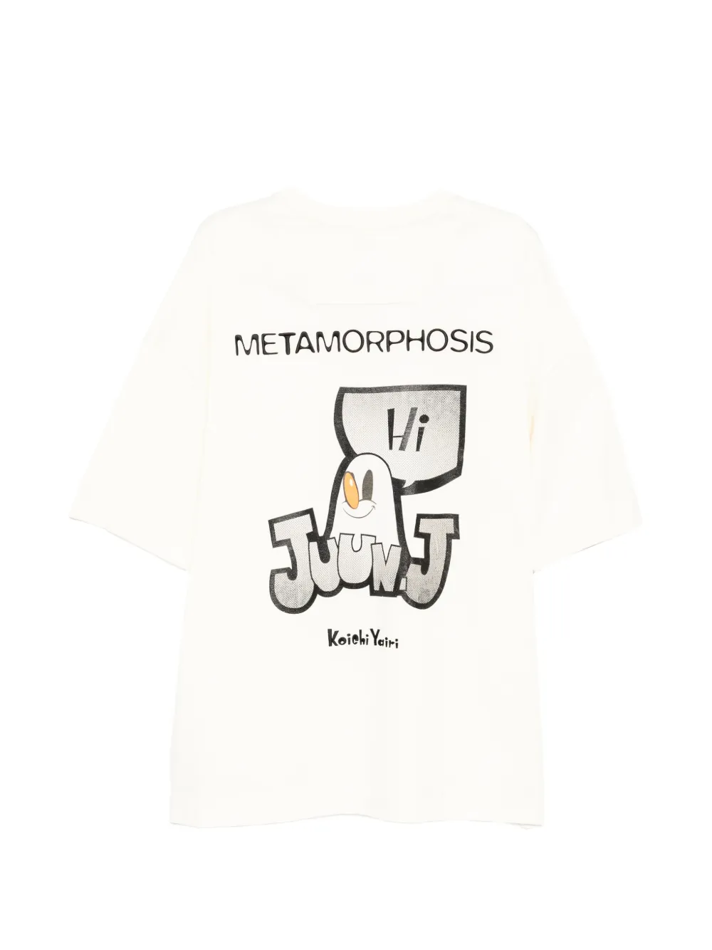 Juun.J T-shirt met ronde hals Beige