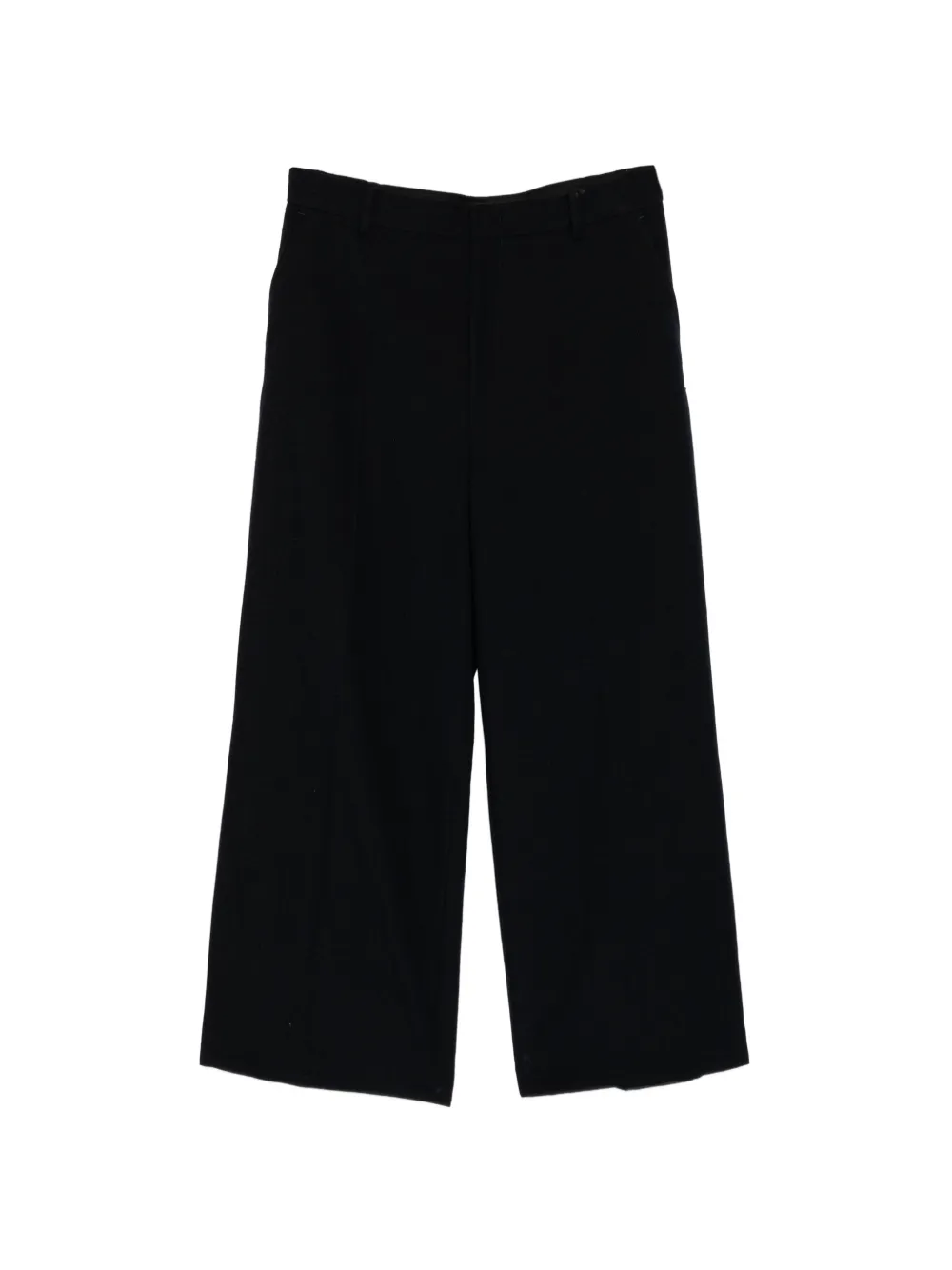Juun.J side zipper summer wool trousers - Nero