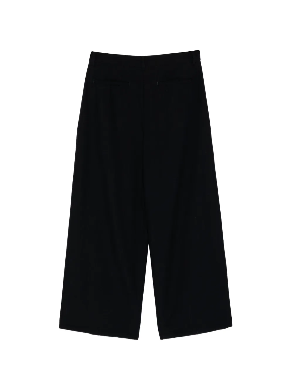 Juun.J Wollen broek met rits Zwart