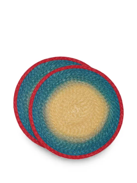 La DoubleJ woven straw placemats (set of two)