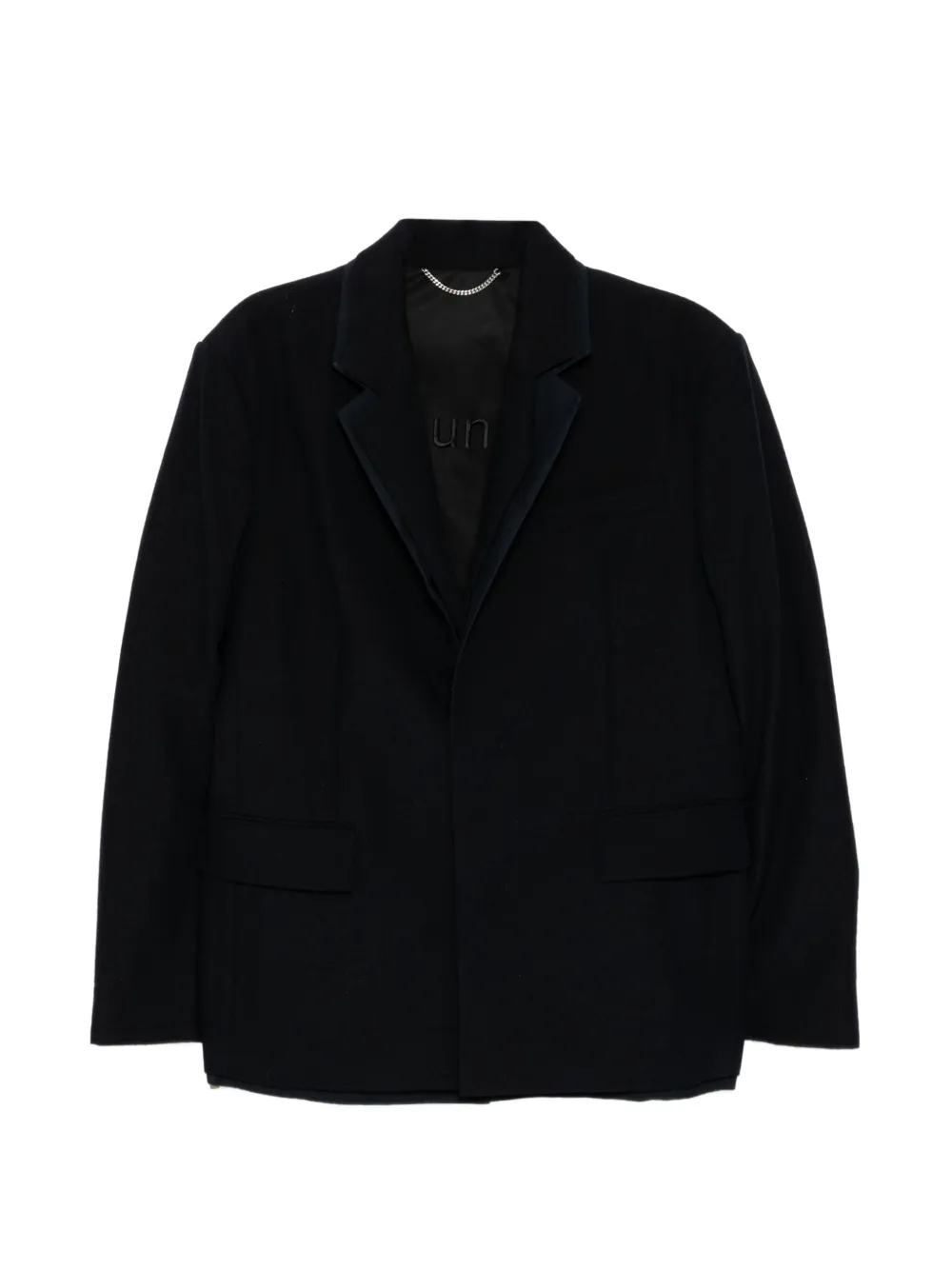 Juun.J summer wool layered blazer - Blu