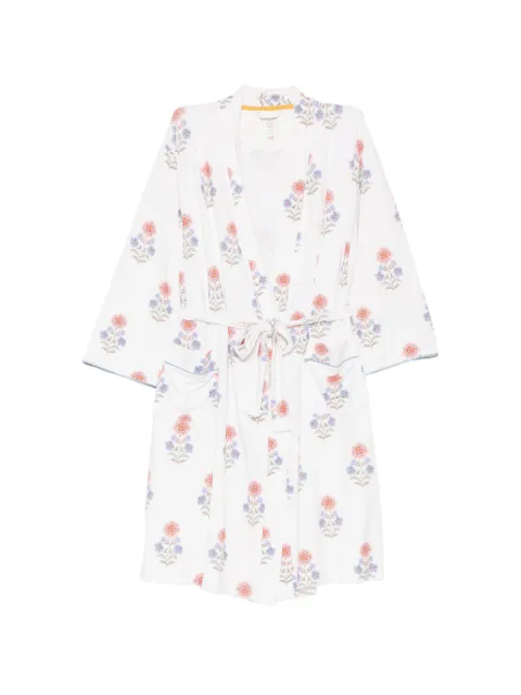 PIP STUDIO floral-print belted dressing gown