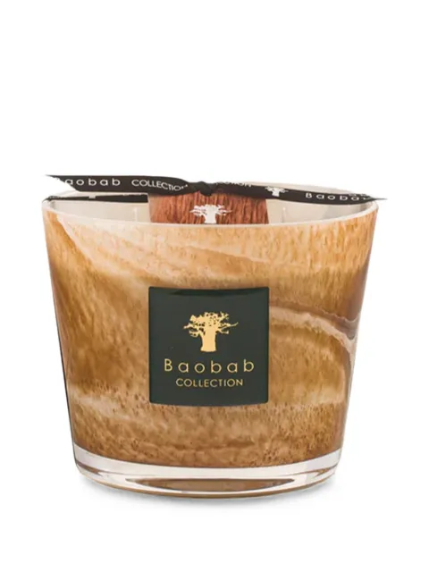 Baobab Collection marble-effect candle
