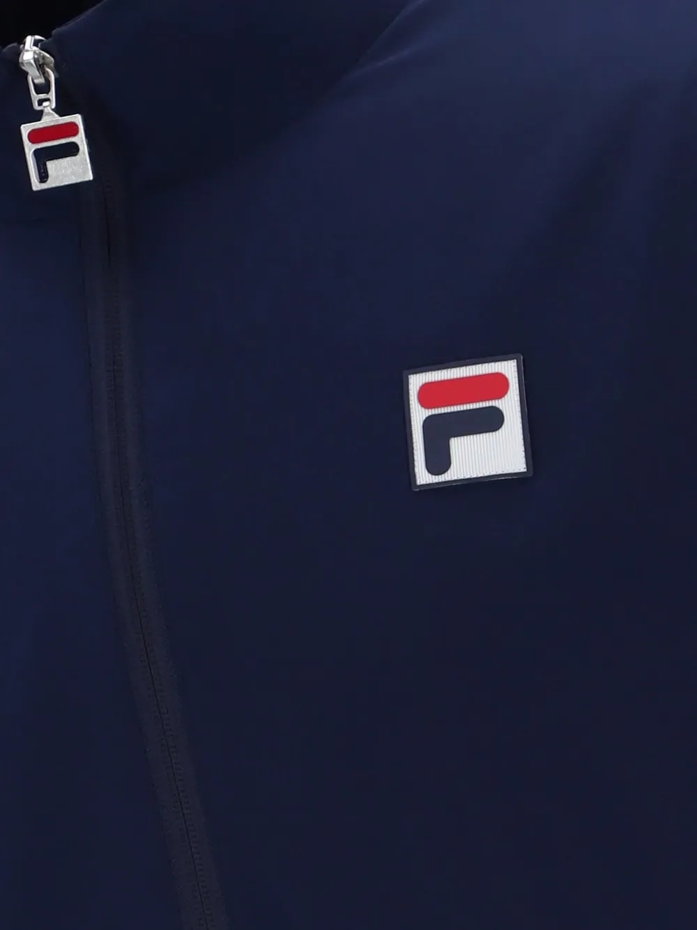 Fila Trainingssweater met logopatch en rits Blauw