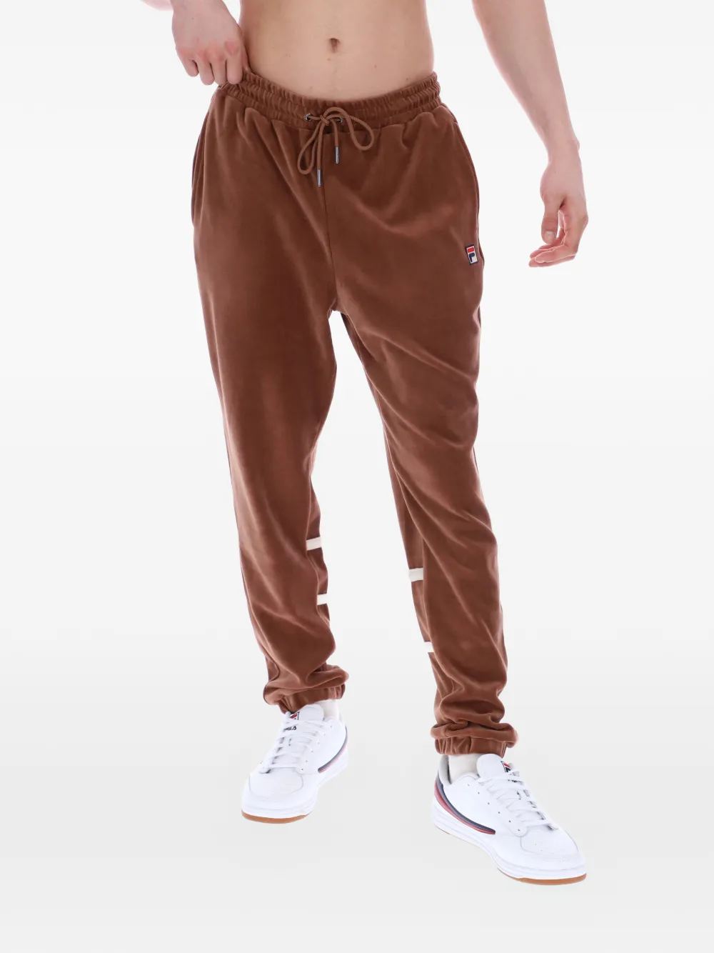 Fila Otello trainingsbroek met contrasterend vlak Bruin