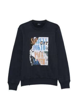 S*A様 RAF SIMONS グラフィックトレーナー ネイビー Raf Simons graphic-print Sweater | Blue | FARFETCH