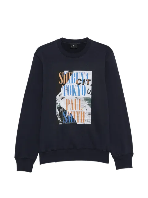 PS Paul Smith print-detail long-sleeve sweatshirt