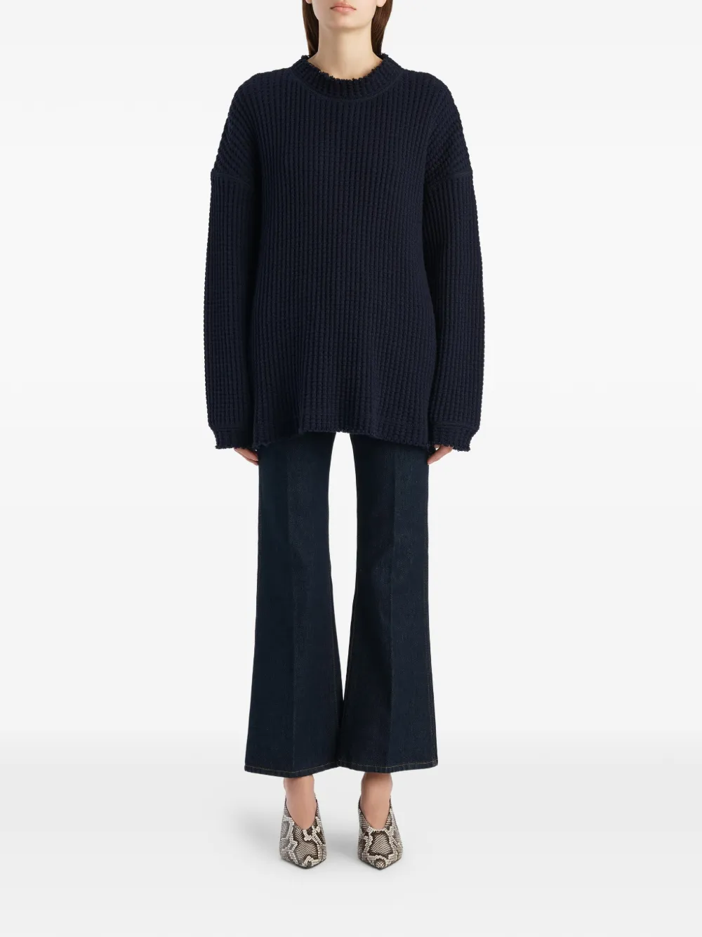 KHAITE Clara jeans Blauw