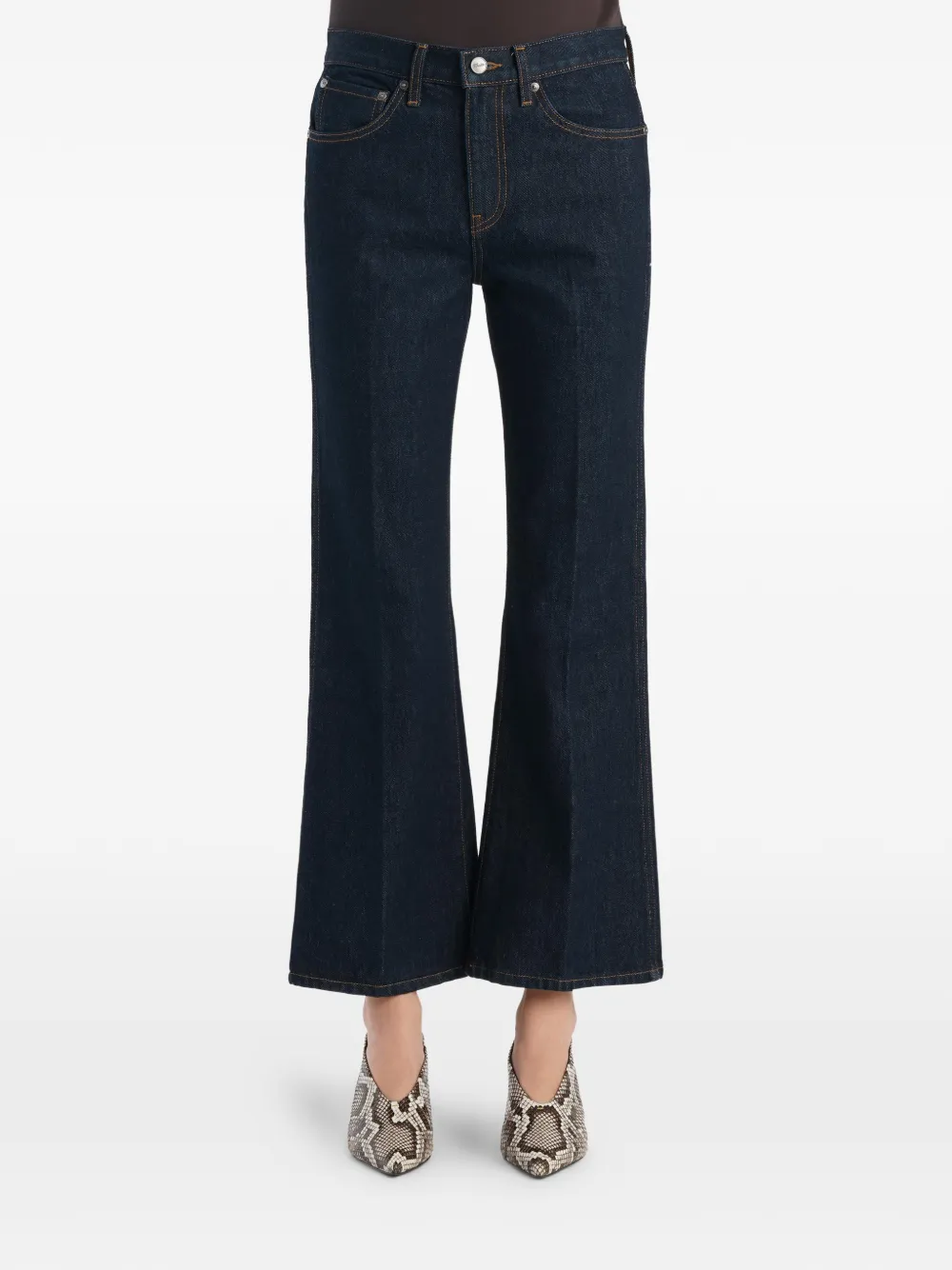 KHAITE Clara jeans Blauw