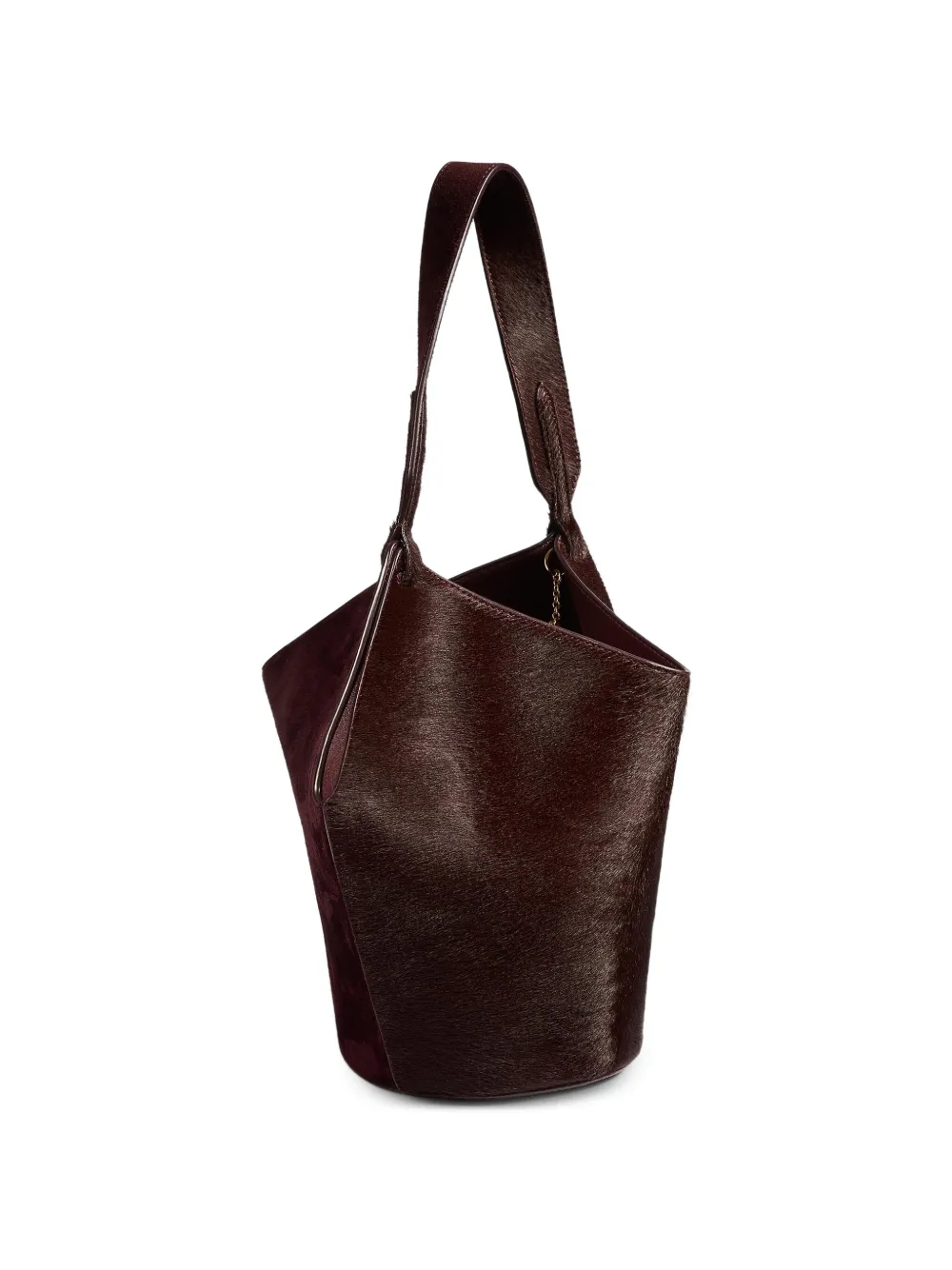 KHAITE Lotus kleine shopper Rood
