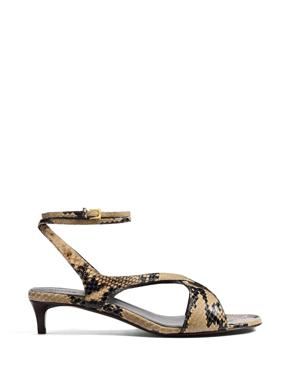 KHAITE Liria sandalen met enkelbandje Beige