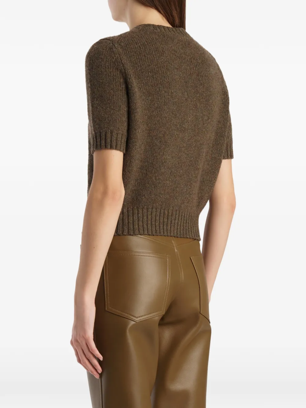 KHAITE Nora vest Bruin