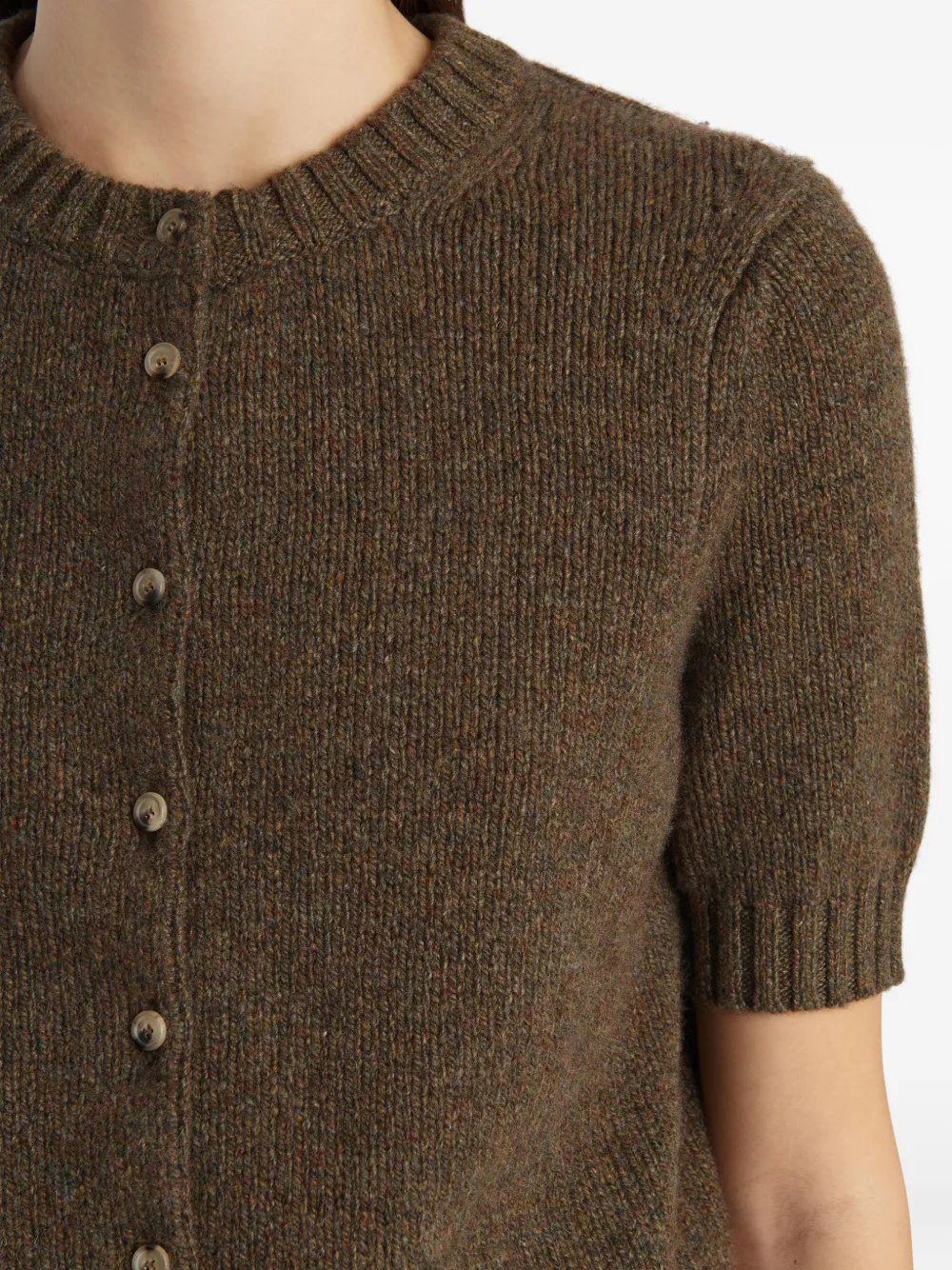 KHAITE Nora vest Bruin
