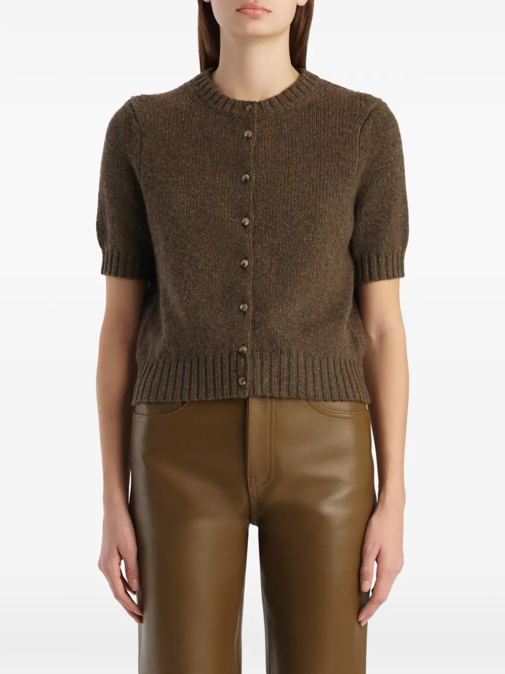 KHAITE Nora vest Bruin