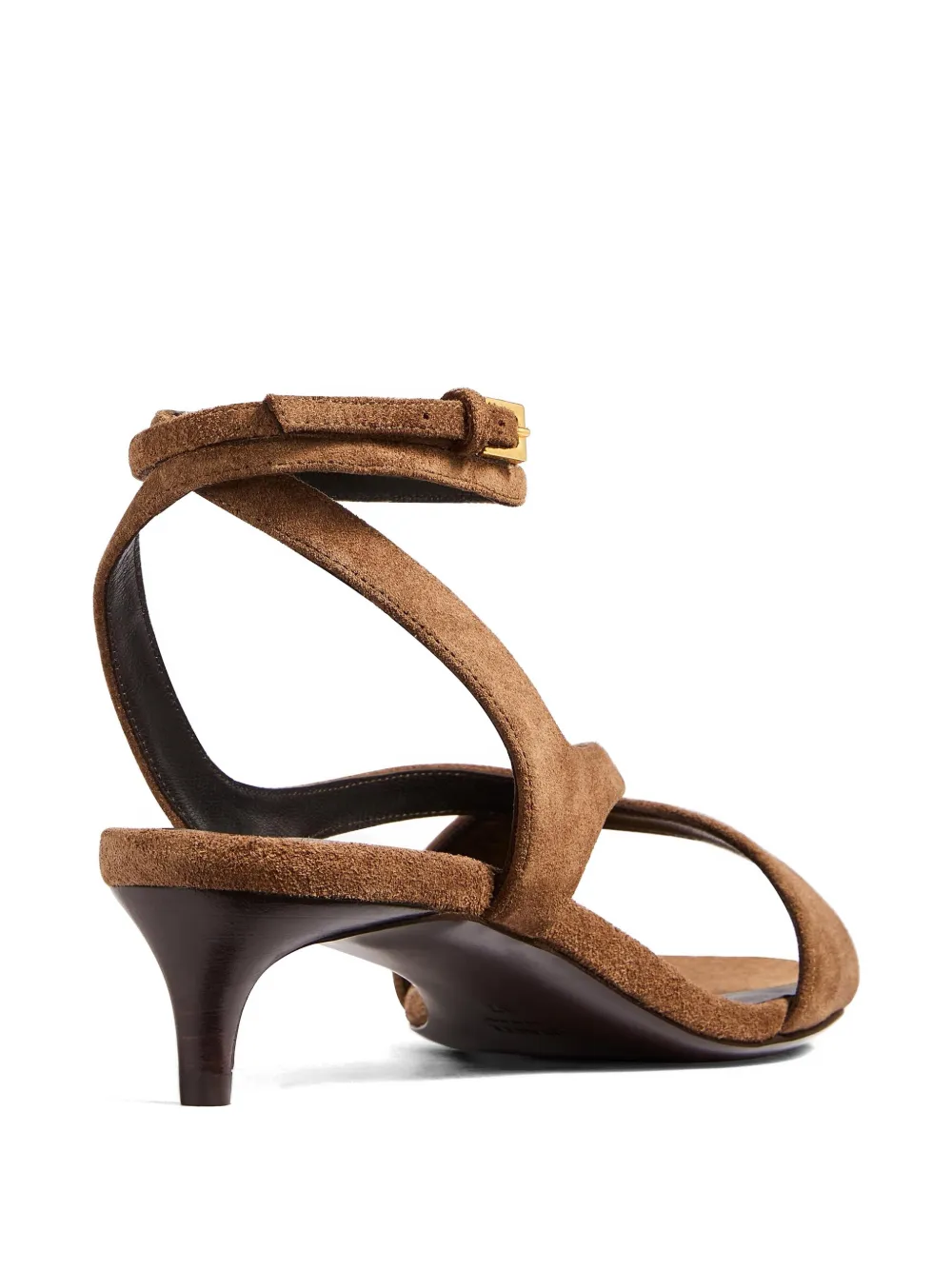 KHAITE Liria sandalen met enkelbandje Bruin