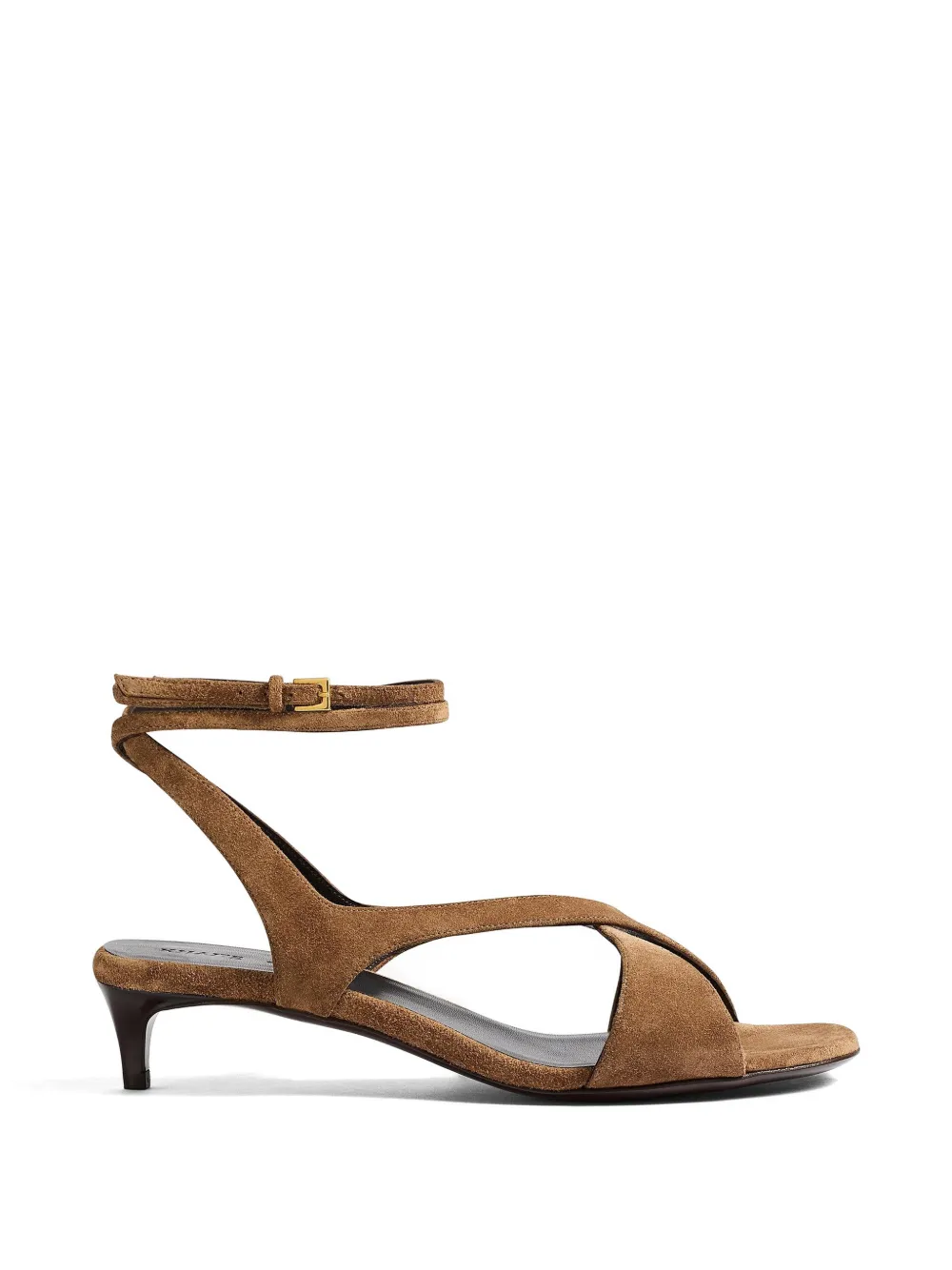 KHAITE Liria sandalen met enkelbandje Bruin