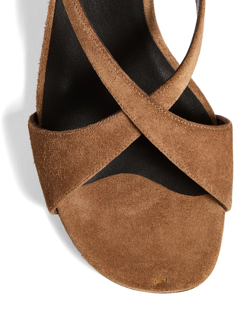 KHAITE Liria sandalen met enkelbandje Bruin