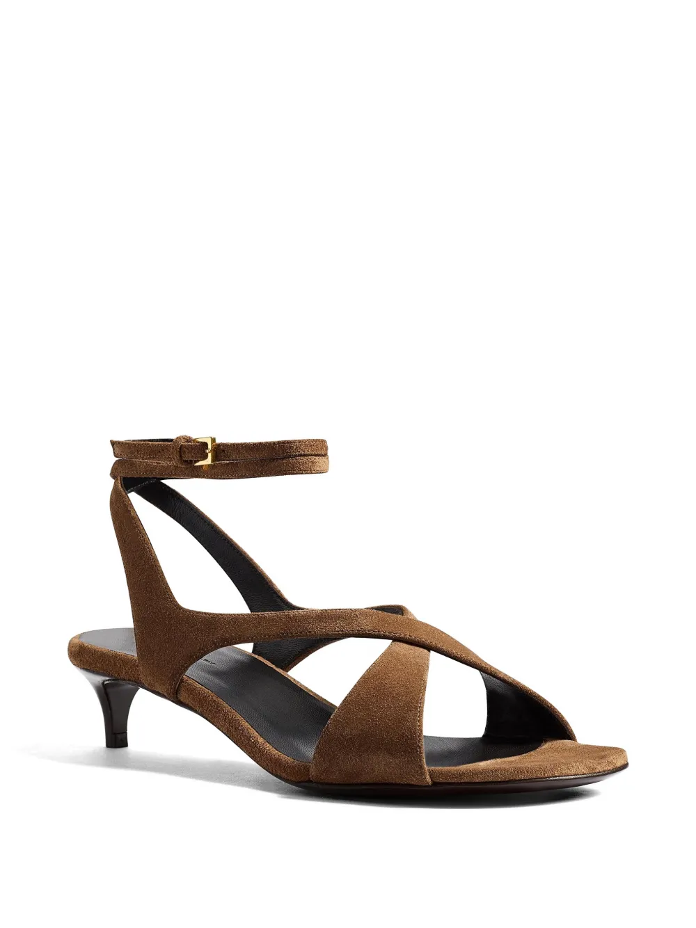 KHAITE Liria sandalen met enkelbandje Bruin
