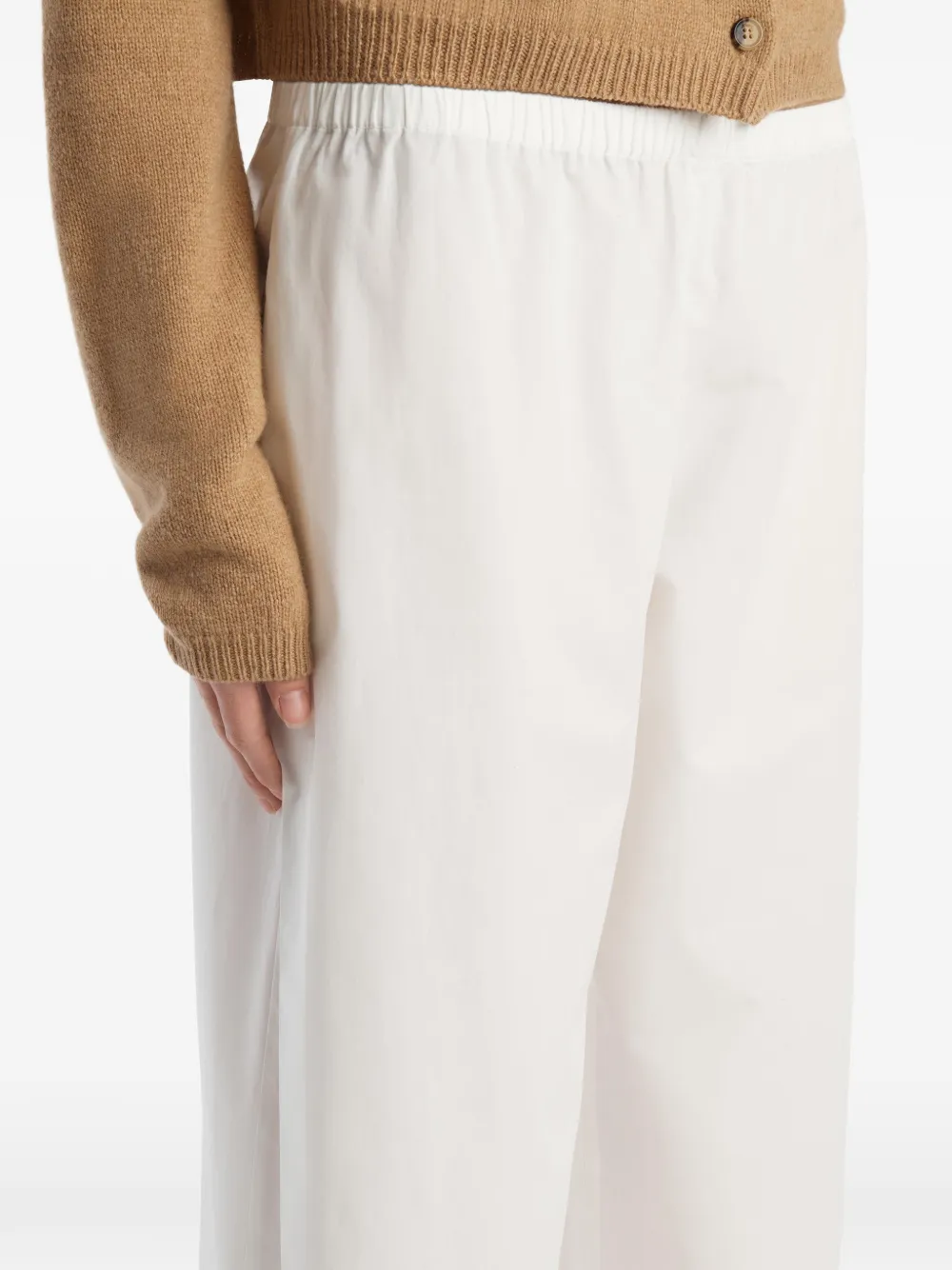 KHAITE Roma broek Wit