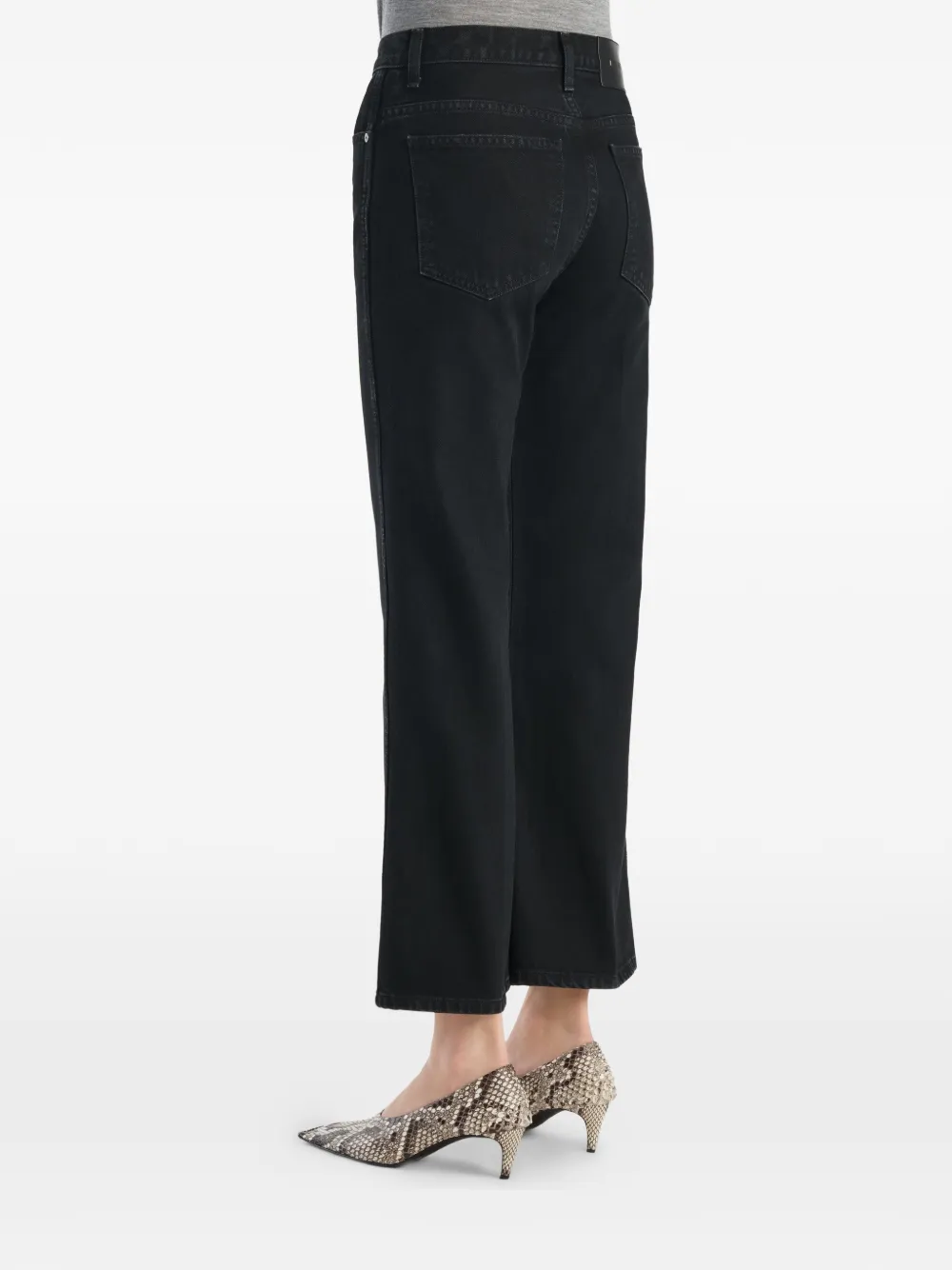 KHAITE Flared broek Zwart