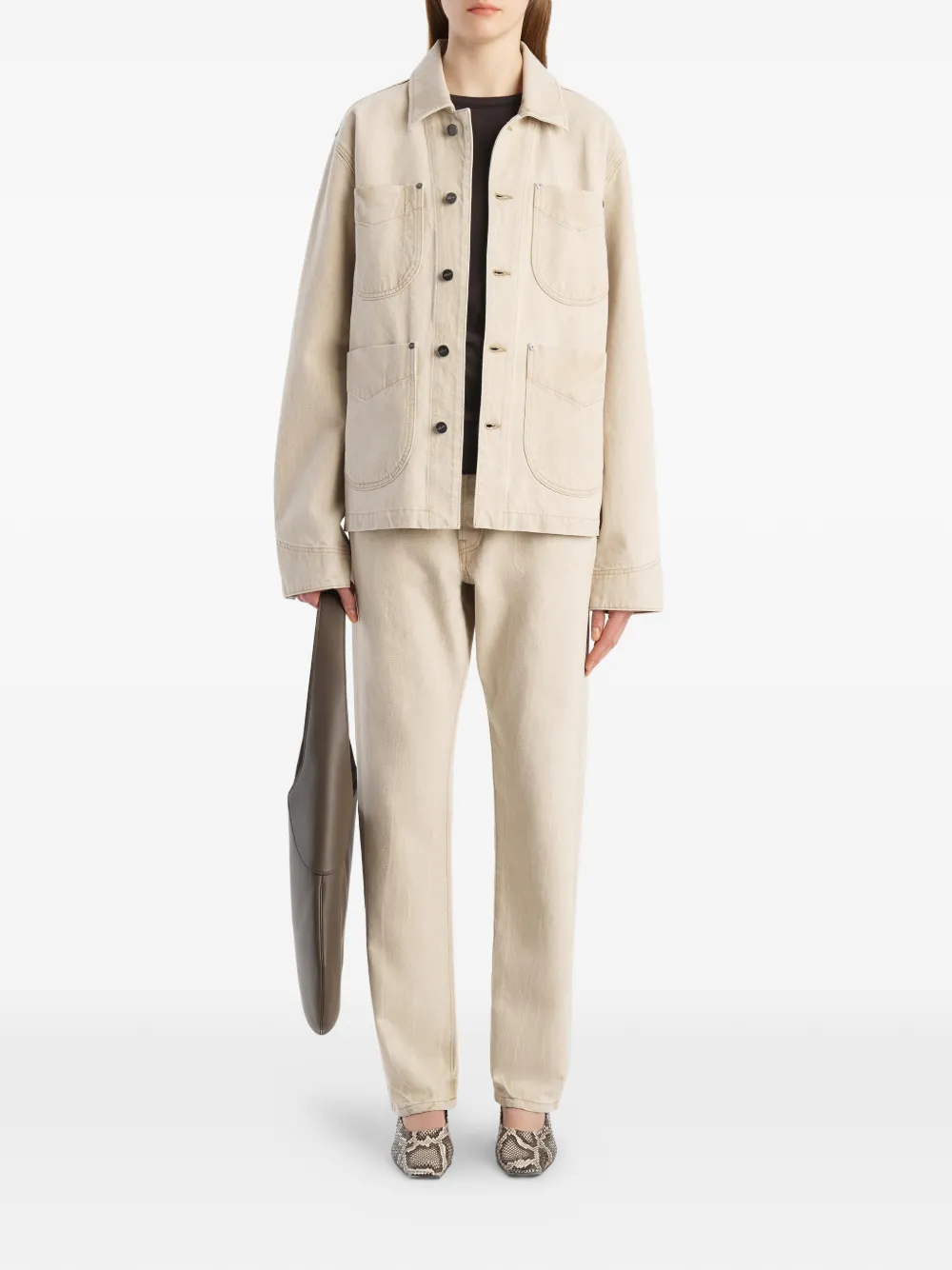 KHAITE Wyatt jack Beige