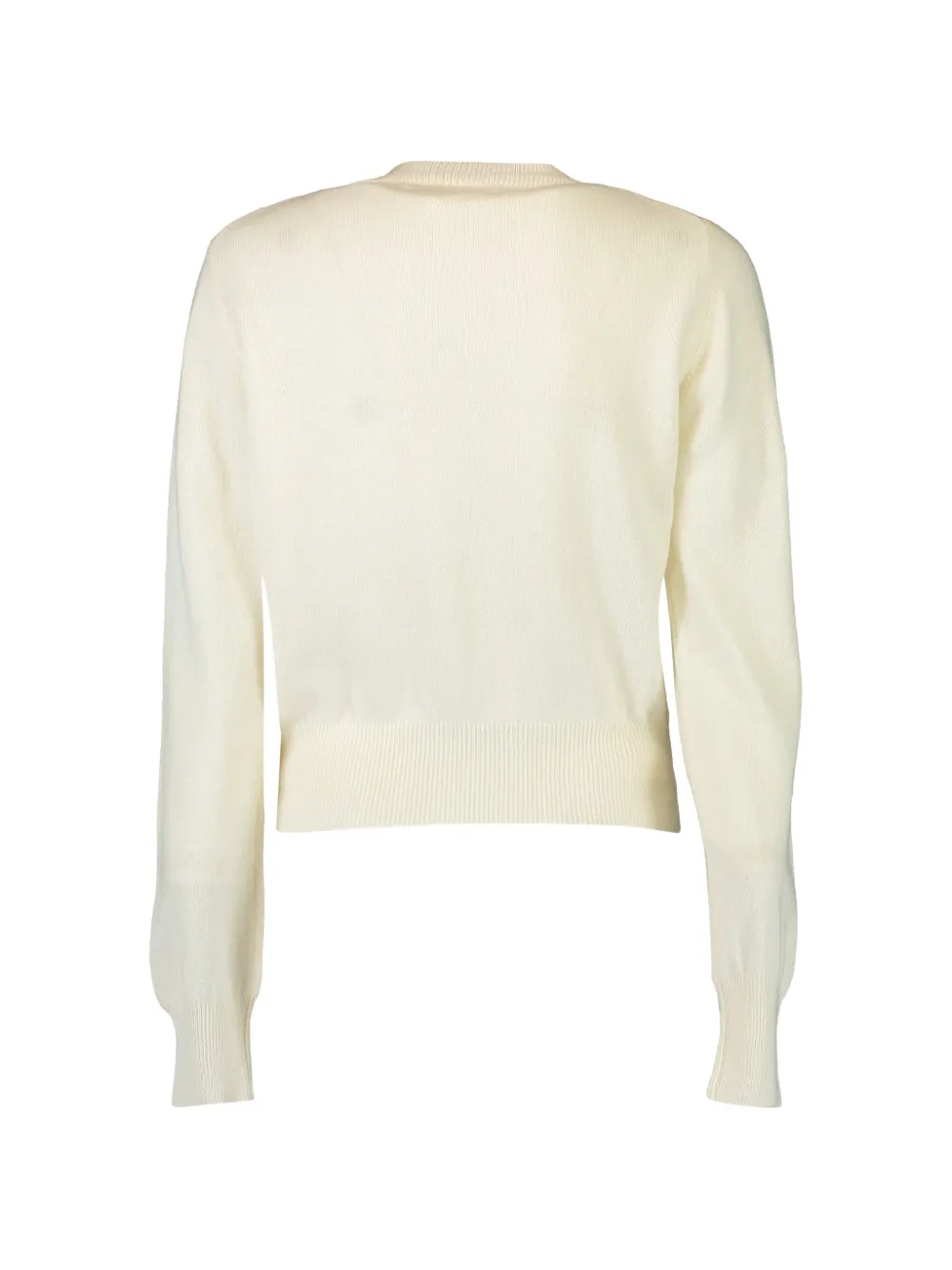  Misha Jersey Con Cuello Redondo - Blanco 