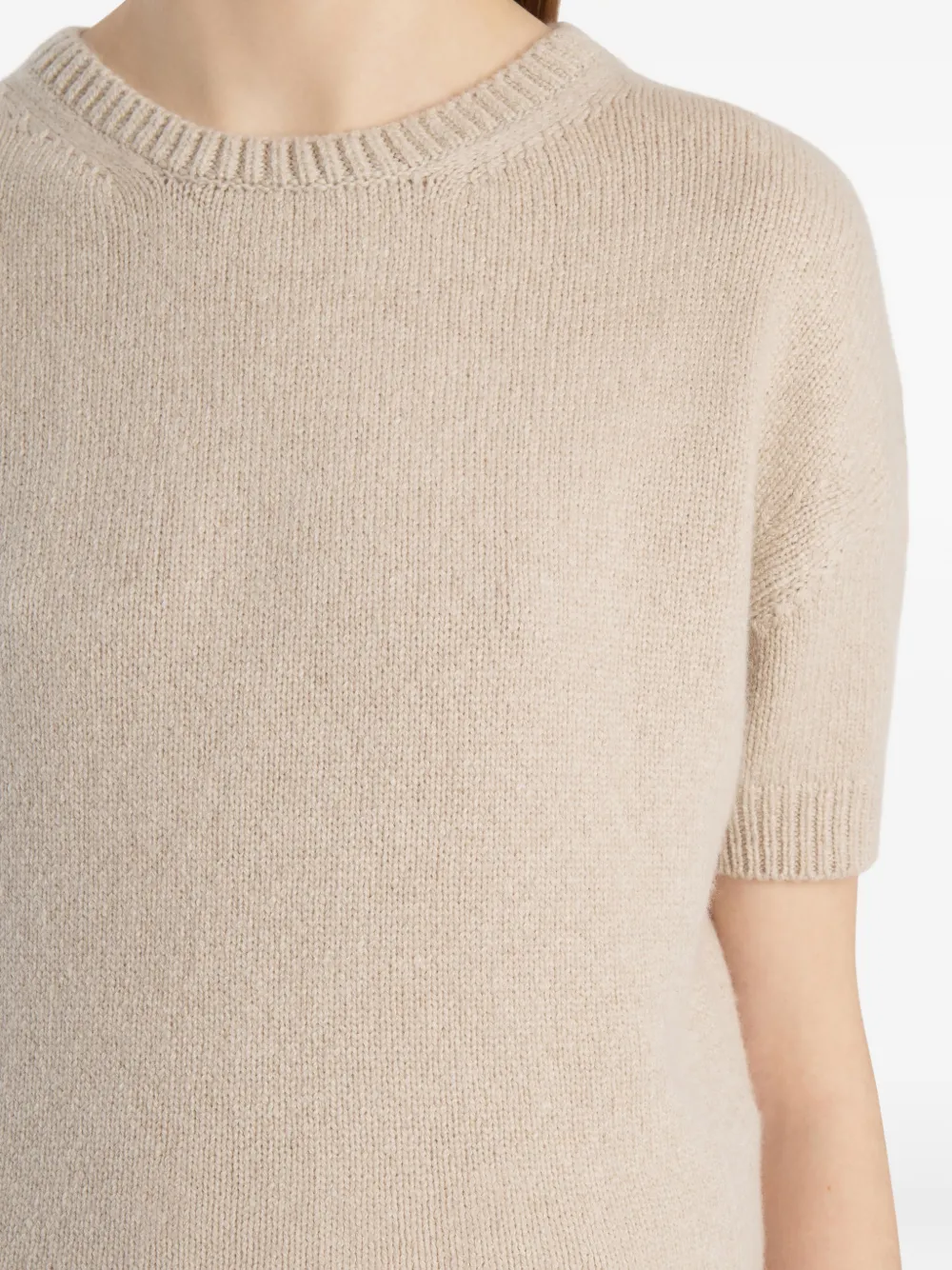 KHAITE Golden trui Beige