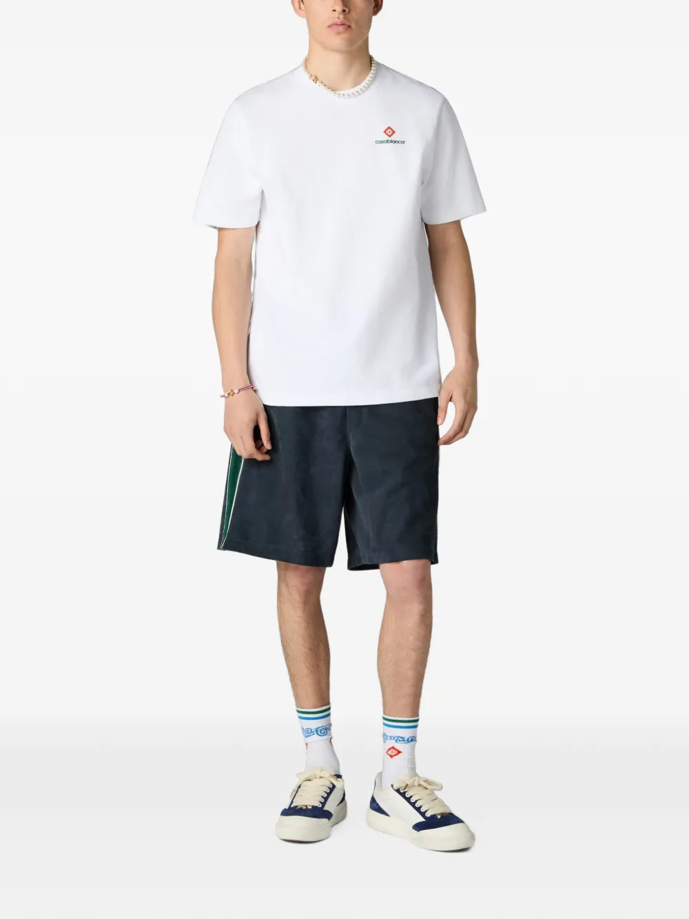 Casablanca T-shirt met korte mouwen Wit