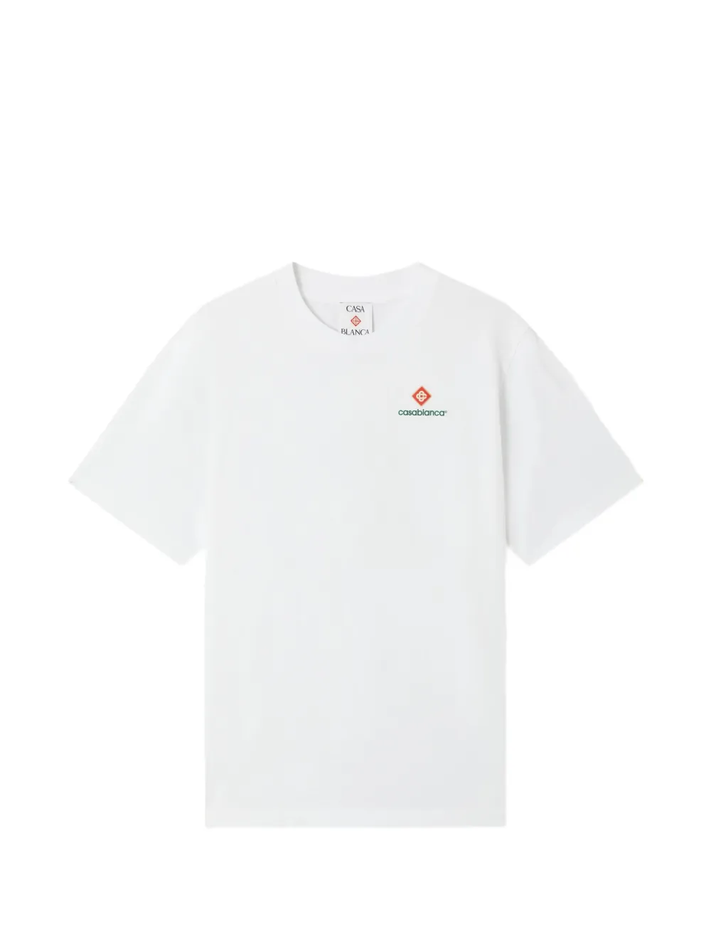 Casablanca white sport type short sleeve T-shirt